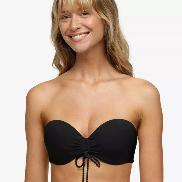 Haut De Maillot Bandeau à Coque Avec Bretelles Amovibles - Noir Chantelle Bain INSPIRE – Image 5