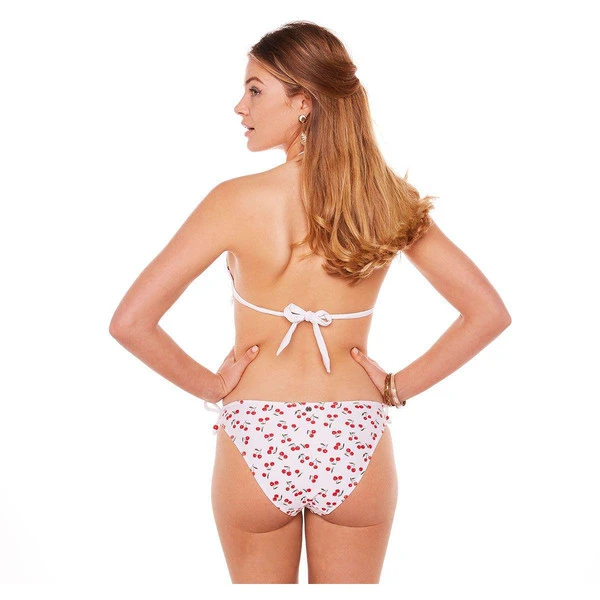 Culotte De Bain - Blanc Brigitte Bardot Cerisier CERISIER – Image 3