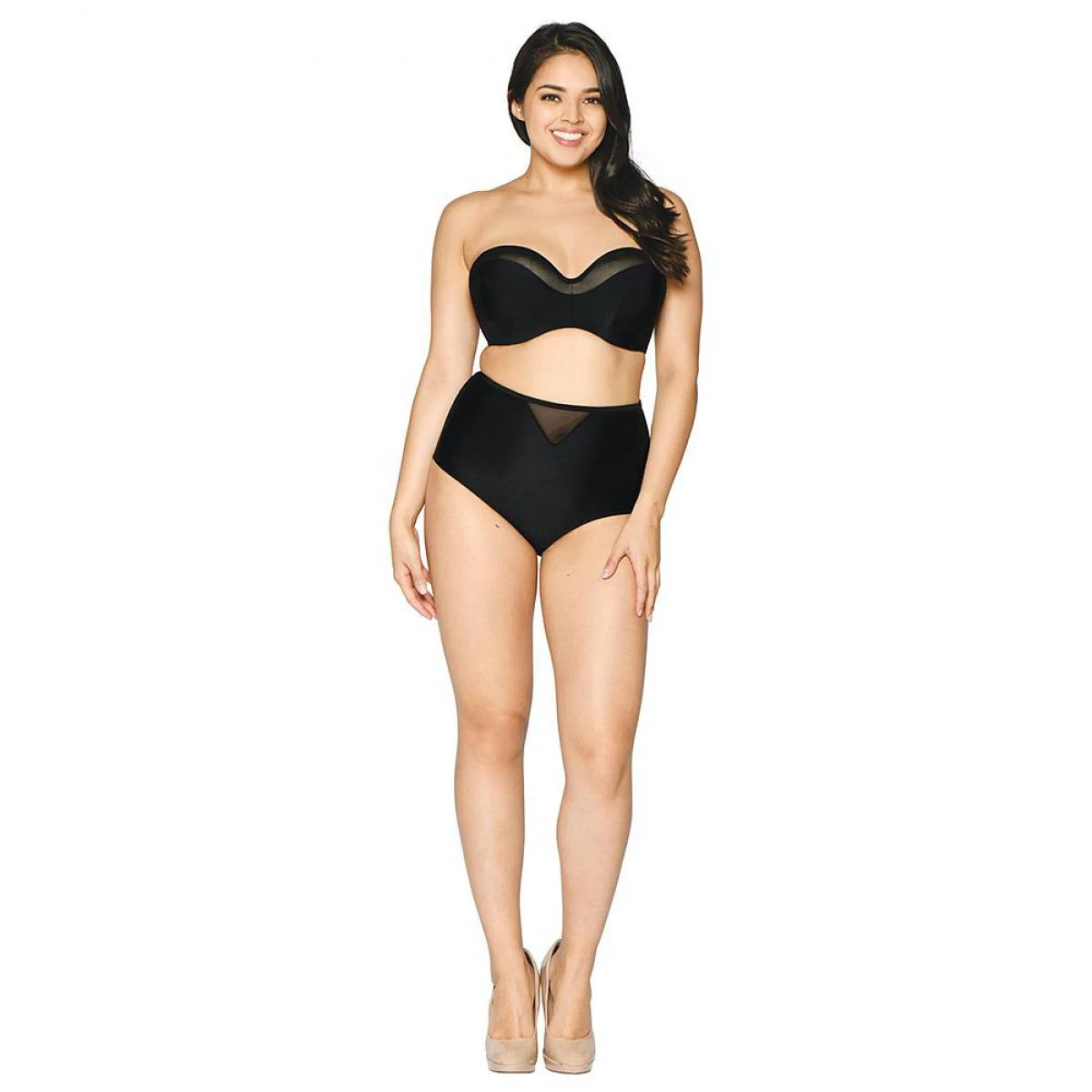 Culotte De Bain Taille Haute Curvy Kate Maillot SHEER CLASS Black Sheer Class – Image 5