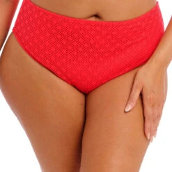 Bas De Maillot De Bain Taille Mi Haute Elomi Bain BAZARUTO Rouge