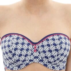 Haut De Maillot De Bain Bandeau Ă Armatures Cleo By Panache LUCILLE Sailors Knot