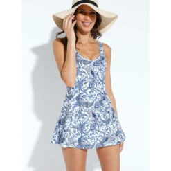 Robe Maillot De Bain Ă Bonnets Avec Coussinets