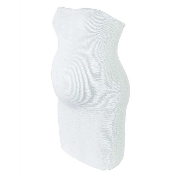Robe Tube De Grossesse Blanche Cache-Cœur Maillot De Bain Bayside BAYSIDE – Image 2