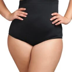 Culotte De Bain Taille Haute - Noire Elomi ESSENTIALS