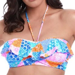 Soutien-gorge De Bain Bandeau à Volants Freya Maillots FESTIVAL GIRL Multi Festival Girl