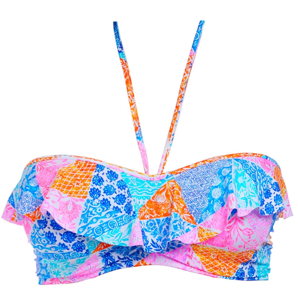 Soutien-gorge De Bain Bandeau à Volants Freya Maillots FESTIVAL GIRL Multi Festival Girl – Image 2