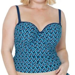 Tankini Balconnet Curvy Kate WANDERLUST Blue Mix Wanderlust